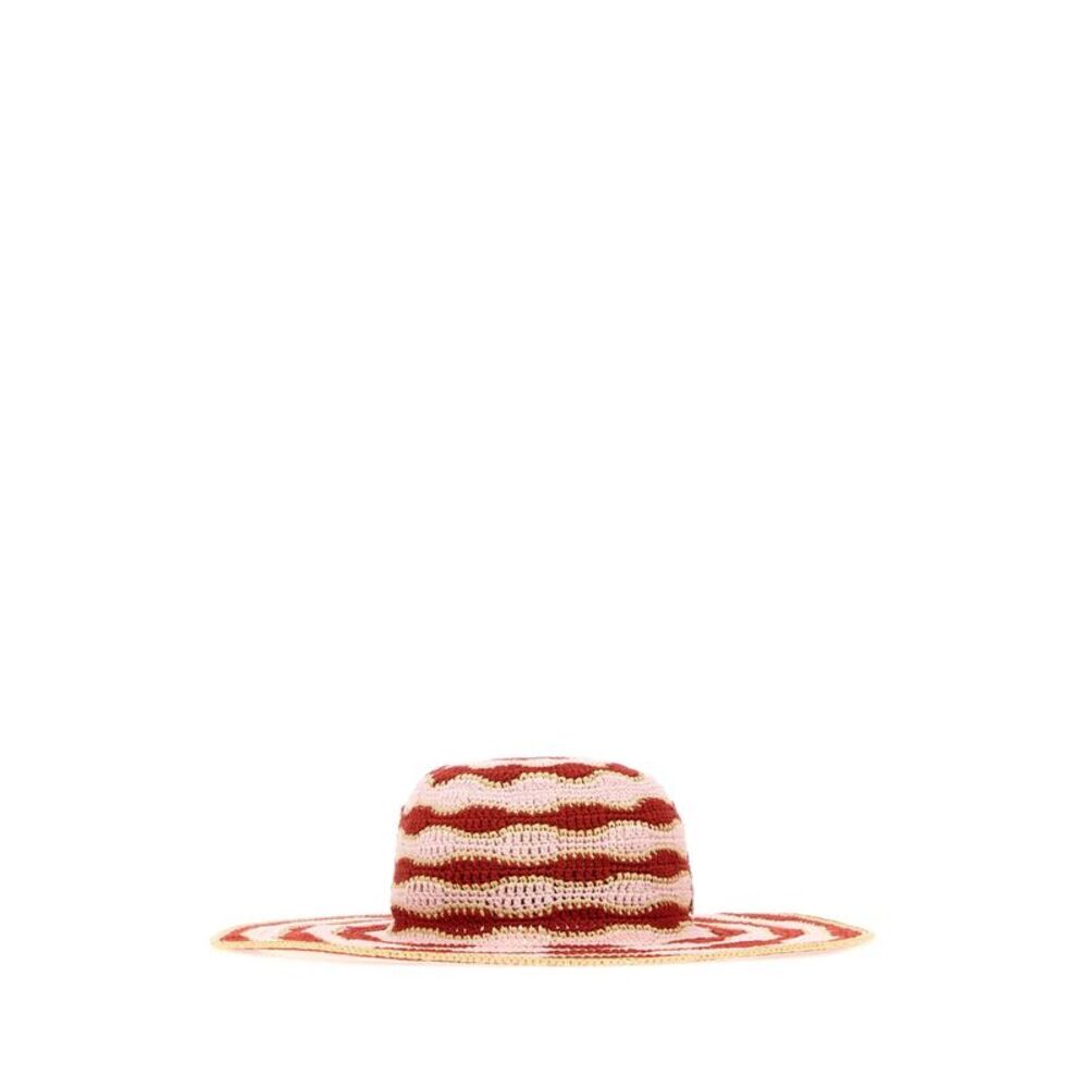Fendi Women Embroidered Crochet Hat